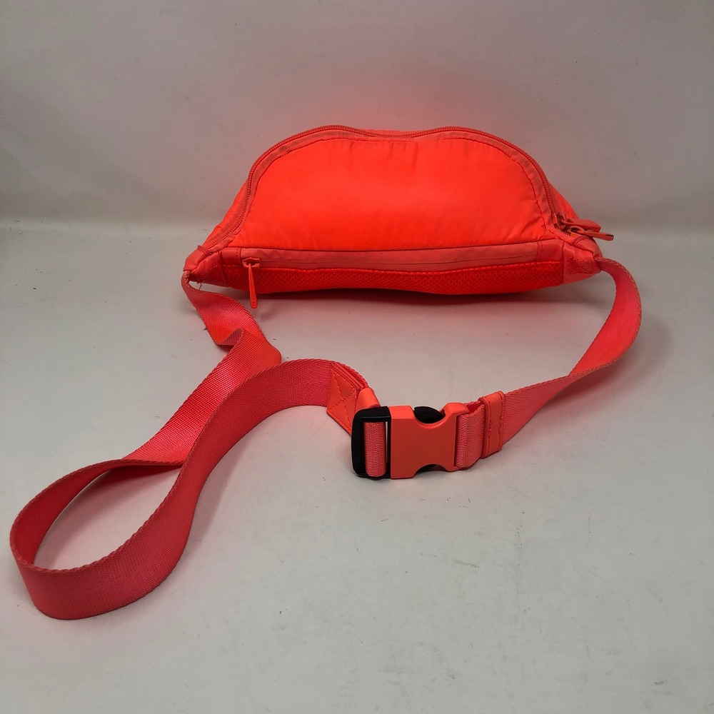 Caraa Free People Studio Bag Fanny Pack Neon Coral Orange Athletic Crossbody - Picture 2 of 16